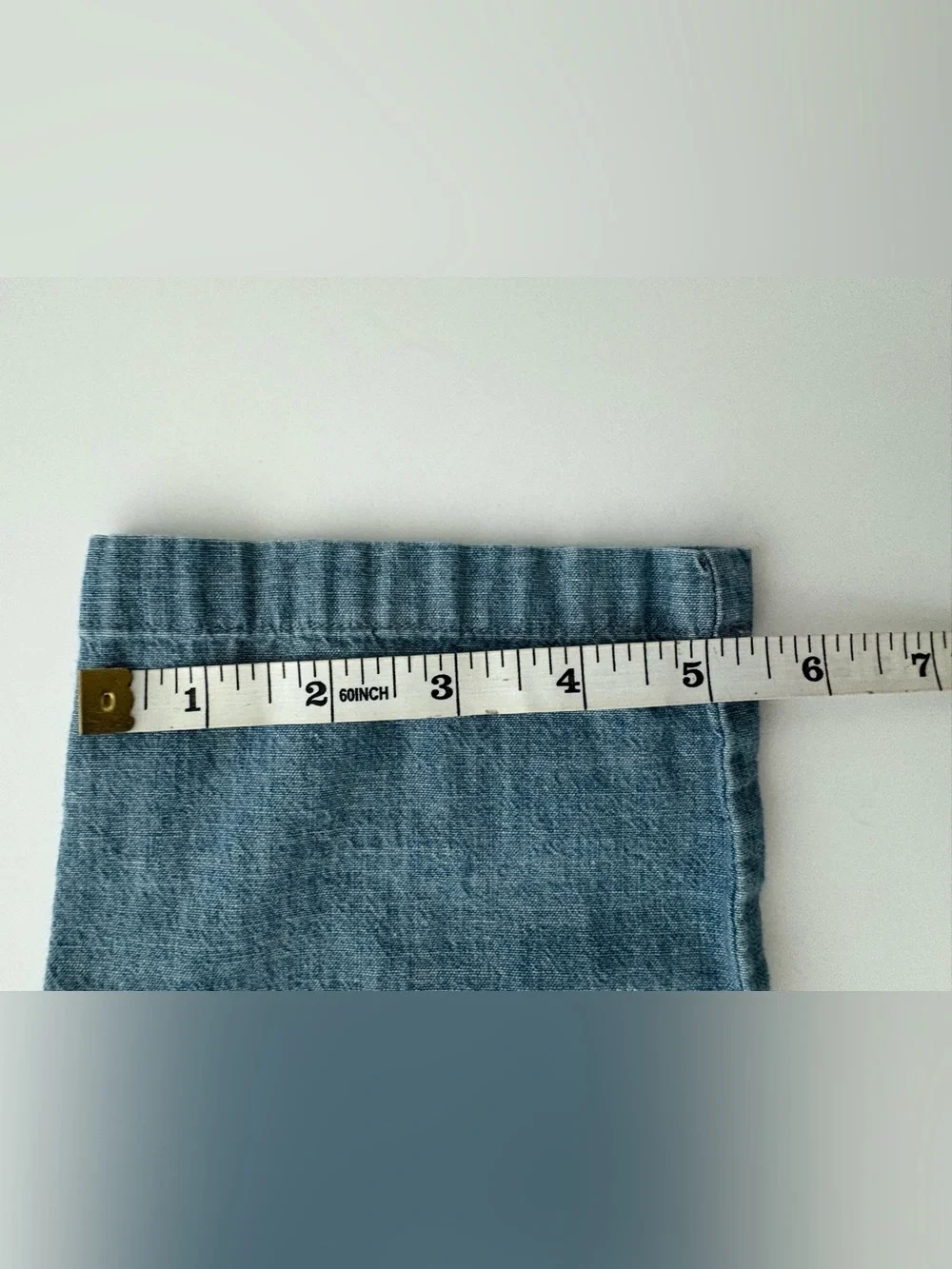 KIDS Polo Ralph Lauren Girls Size 12 Blue Chambray Cotton Jumpsuit Button Front